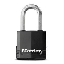 Lakat - 48mm-es, lamellás biztosági lakat, gumis bevonattal (Master Lock M115)