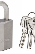 Lakat: 40mm-es nikkel bevonatú biztonsági lakat (Master Lock 1145)