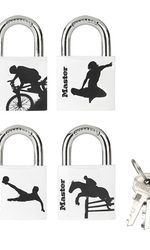 Lakat: Sport mintás lakatok (Master Lock 3430 EURDSPO)