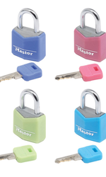 Lakat: műanyagházas alumínium táskazárak, bőröndlakatok (Master Lock 9120EURQCOL)