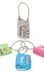 TSA lakat - 30mm-es, kábeles táskazár