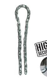 Biztonsági acél lánc - Master Lock 8011-8012 Közepes biztonsági fokozatú láncok