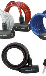 Kerékpárzár - Master Lock tekercselt biciklizárak (kulcsos)