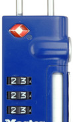 TSA lakat: 30mm-es, azonosító címkés táskazár (Master Lock 4693)