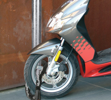 Biztonsági acél lánc beépített zárral