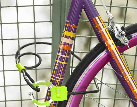 Kerékpárzár - bilincses, sodrony biciklizár