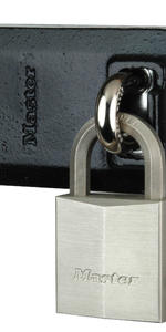 Lakat: 40mm-es nikkel bevonatú biztonsági lakat (Master Lock 1145) Lakat: 40mm-es nikkel bevonatú biztonsági lakat (Master Lock 1145)