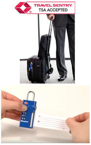 TSA lakat: 30mm-es, azonosító címkés táskazár (Master Lock 4693) TSA lakat: 30mm-es, azonosító címkés táskazár (Master Lock 4693)